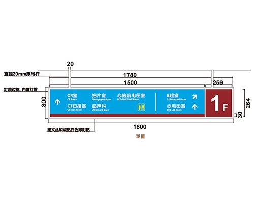 衡水过道导视牌